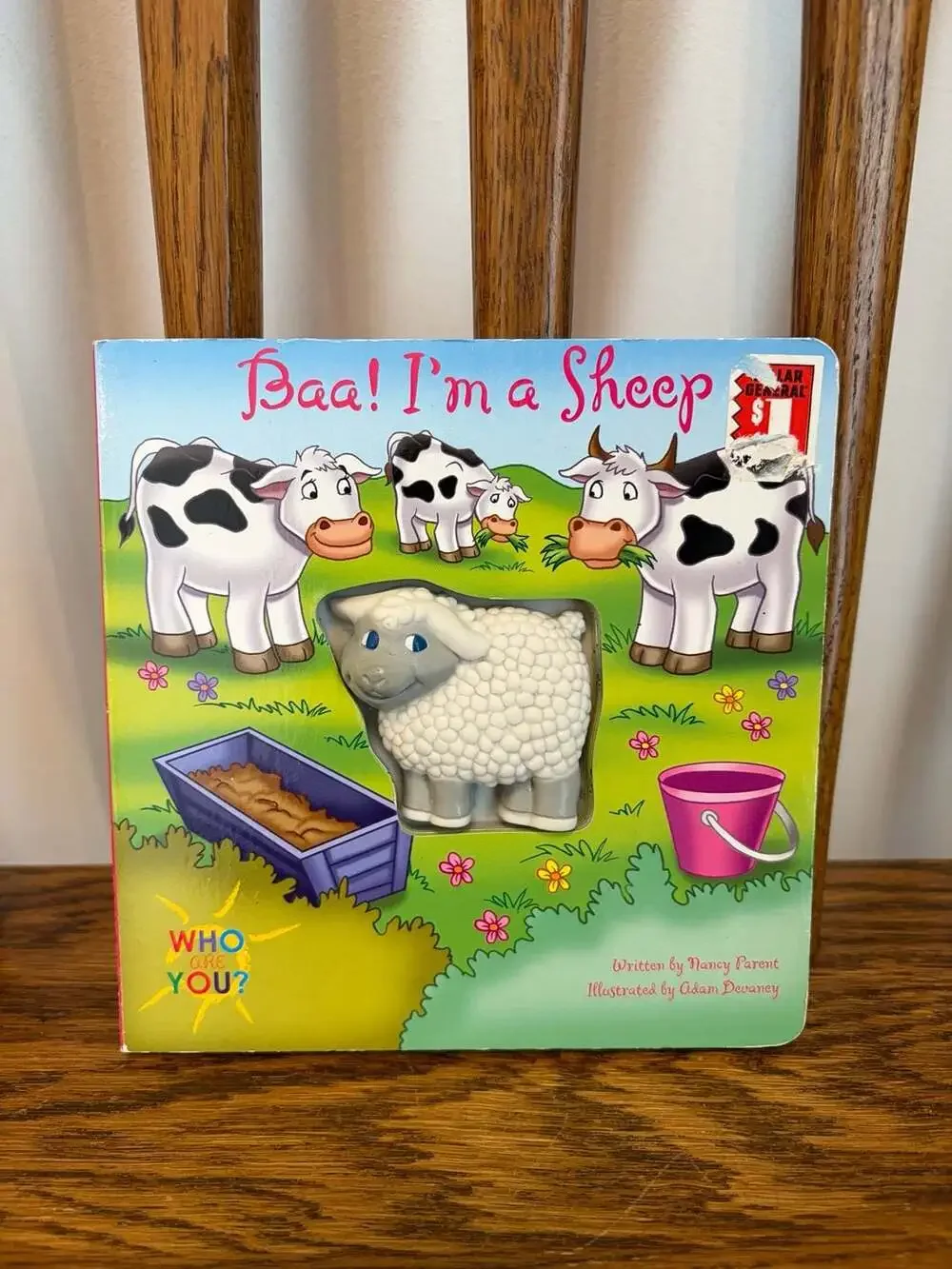 Baa! I'm a Sheep Who Are You? Board Book with Squeak Toy
